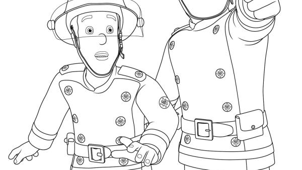 Feuerwehrmänner Sam und Elvis | Rechte: KiKA/HIT Entertainment