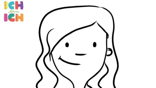 Ausmalbild ICH bin ICH | Rechte: KiKA