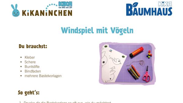 Windspiel basteln | Rechte: KiKA