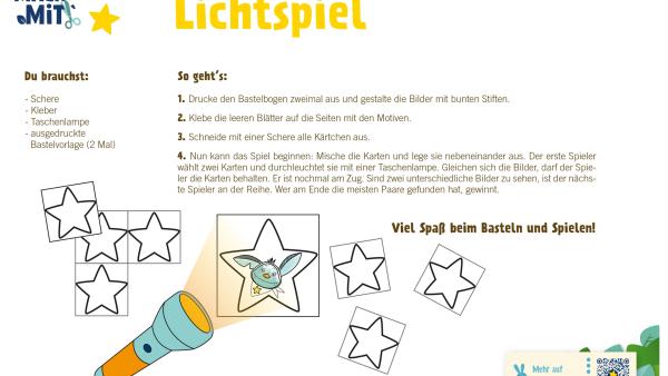 Bastelanleitung zum Lichtspiel