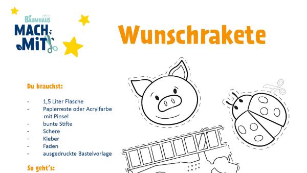 Bastelanleitung für eine Wunschrakete