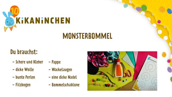 Bastelanleitung Monsterbommel