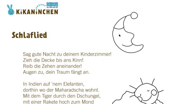 Kikaninchen singt dir zum Einschlafen ein schönes Lied. Gute Nacht und träum schön!