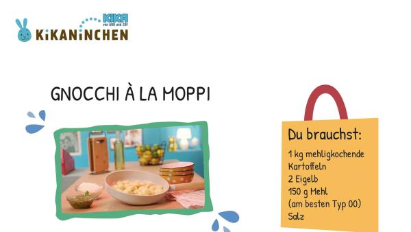 Rezept zum Ausdrucken für leckere Gnocchi mit Zutatenliste und Schritt-für-Schritt-Anleitung.