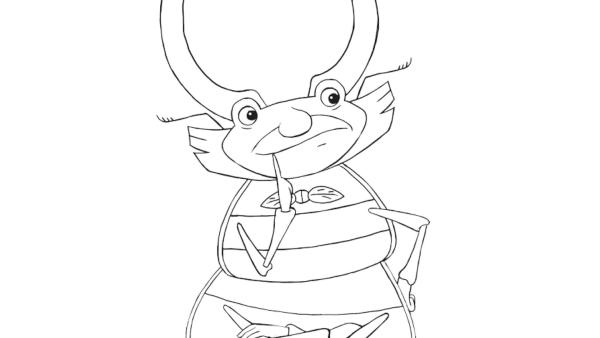 Hirschkäfer Lucius von "Petronella Apfelmus"