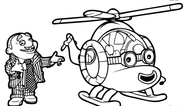 Hubschrauber Hubsi und Herr Dampfarelli | Rechte: Chapman Entertainment Limited & David Jenkins